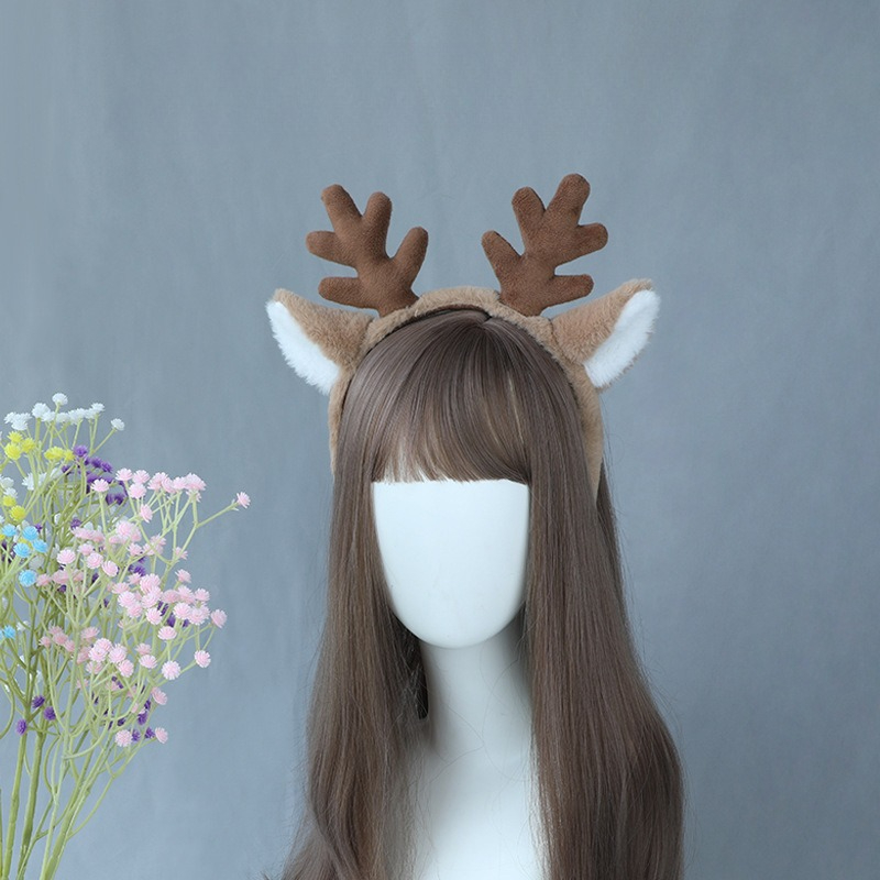 Christmas Costume Headband Rei - Reindeer Antlers Headband ulasan dan harga