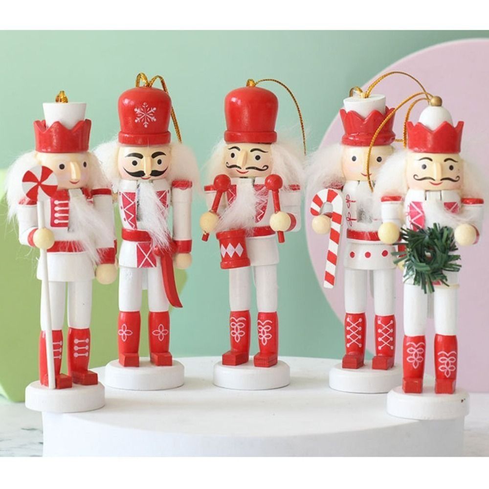 5PCS Merry Christmas Handicraf - Nutcracker Figurine ulasan dan harga