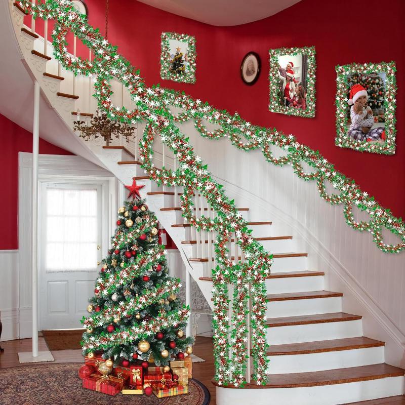 #Christmas Tinsel Garlands Dec - Tinsel Garland Decoration ulasan dan harga