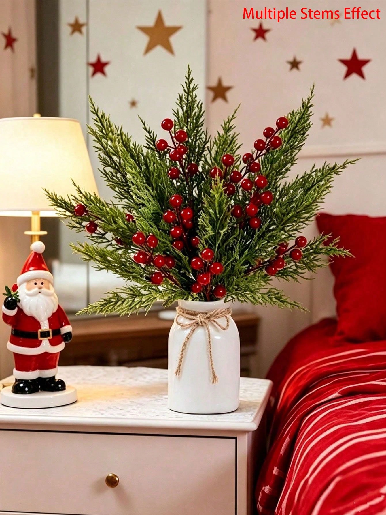 20pcs Artificial Pine Branches - Christmas Tree Artificial ulasan dan harga