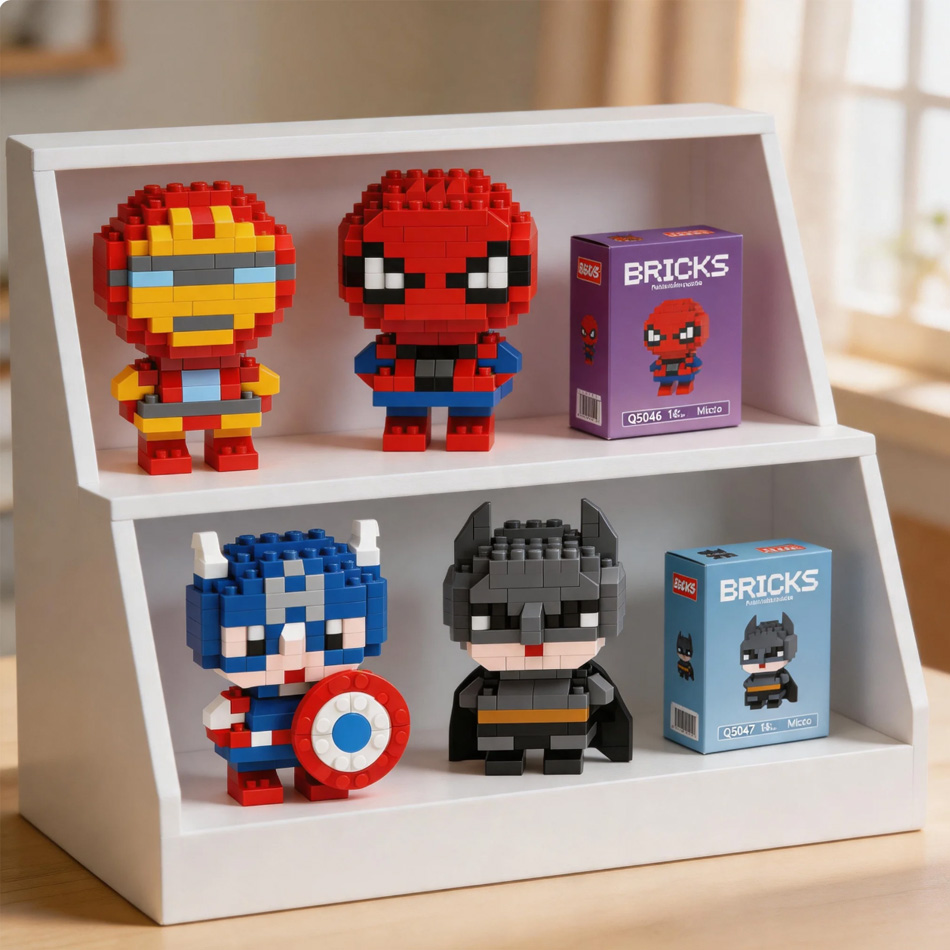 Spider-Man, Iron Man, Captain  - Lego Set Technic ulasan dan harga
